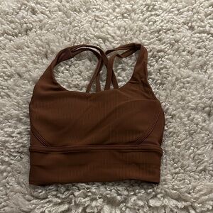 Lululemon Athletica Brown Sports Bra